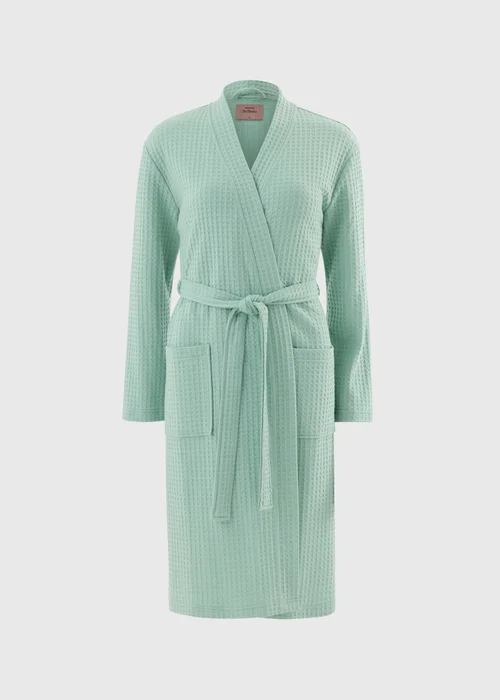 Green Waffle Dressing Gown - Extra small Image 2