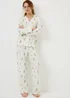 Cream Ditsy Island Pyjama Set - Extra small Image 1