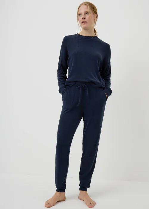 Navy Cuffed Lounge Set - Extra small Image 1