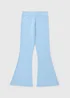 Girls Blue Flare Leggings (7-15yrs) - Age 7 Years Image 1