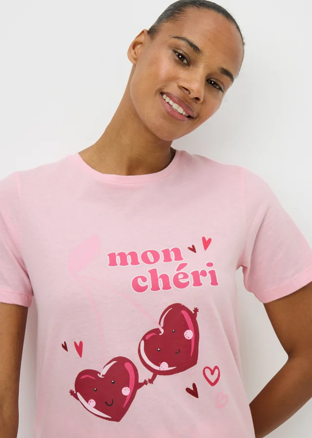 Pink Mon Cheri Pyjama Set