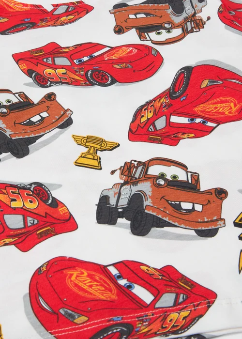 2 Pack Cars Boys Cream Long Pyjama Set (1-7yrs) - 1 to 1 half years Image 2