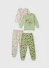 2 Pack Kids Sage Eid Pyjama Sets (1-7yrs) - 1 to 1 half years Image 1