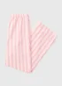 Pink Stripe Wide Leg Pyjama Bottoms - Extra small Image 3