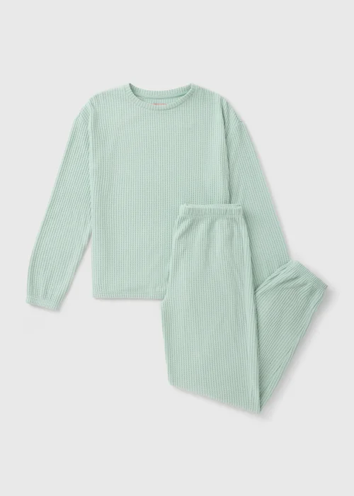 Green Waffle Cuff Lounge Set - XS Image 3