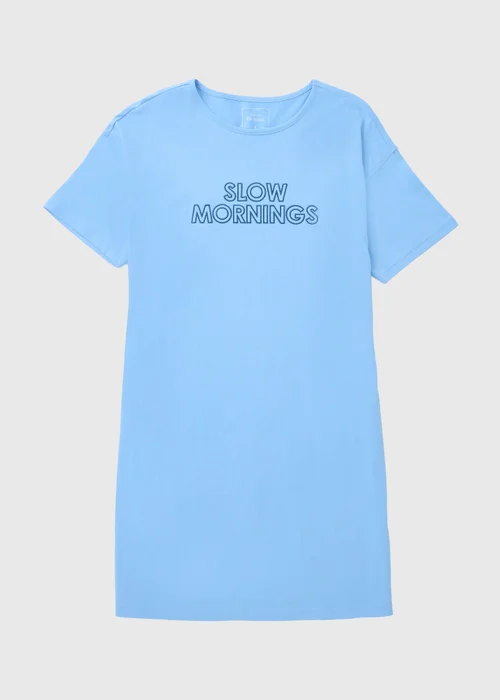 Blue Slow Mornings Nightie - Extra small Image 3