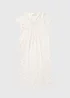 Cream Longline Heart Print Nightie - Extra small Image 3