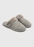 Grey Snug Mule Slippers - Small Image 1