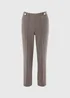 Et Vous Mocha Straight Leg Trousers - Size 20 Image 4