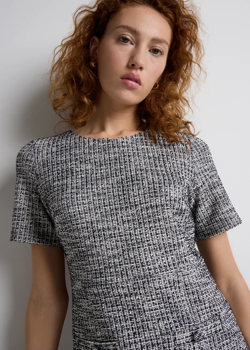 Et Vous Grey Textured Ponte Dress - 12 Image 1