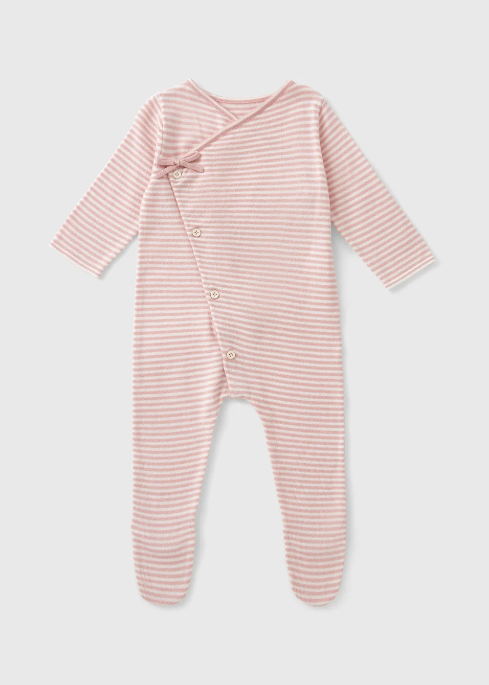 Baby Pink Mouse Knitted Sleepsuit (Newborn-12mths) - First Size Image 1