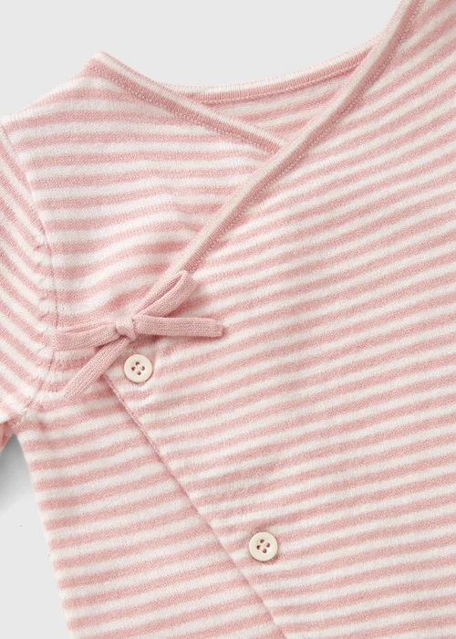 Baby Pink Mouse Knitted Sleepsuit (Newborn-12mths) - First Size Image 2