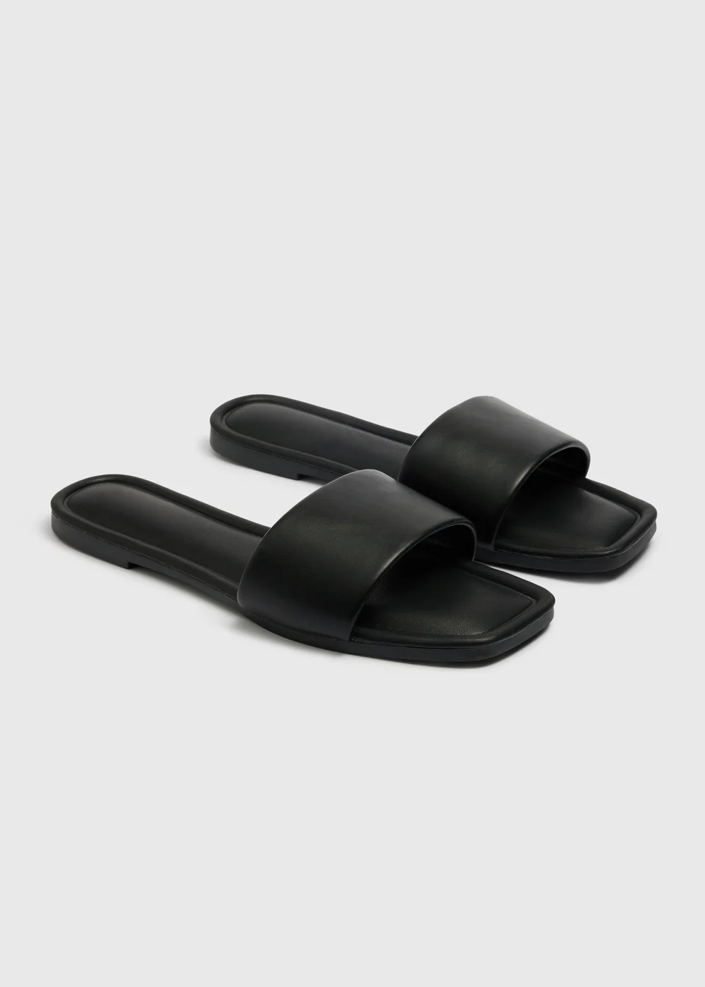 Black Mule Sandals - Size 4 Image 1