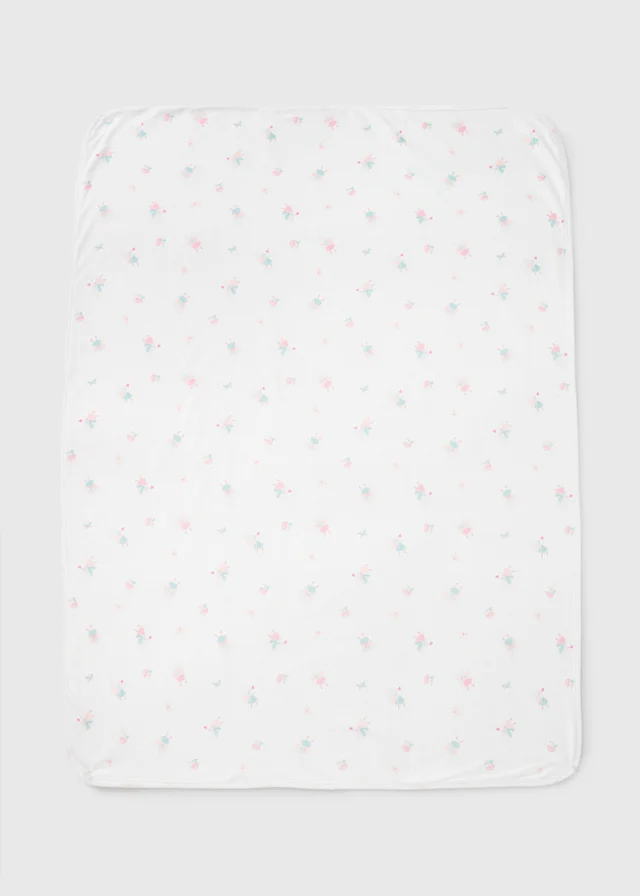 Baby White Mouse Shawl Blanket