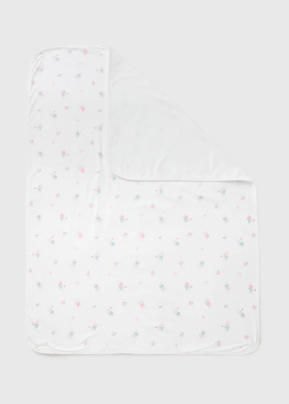 Baby White Mouse Shawl - One Size Image 2