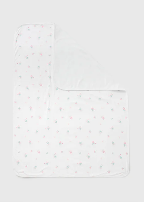 Baby White Mouse Shawl - One Size Image 2