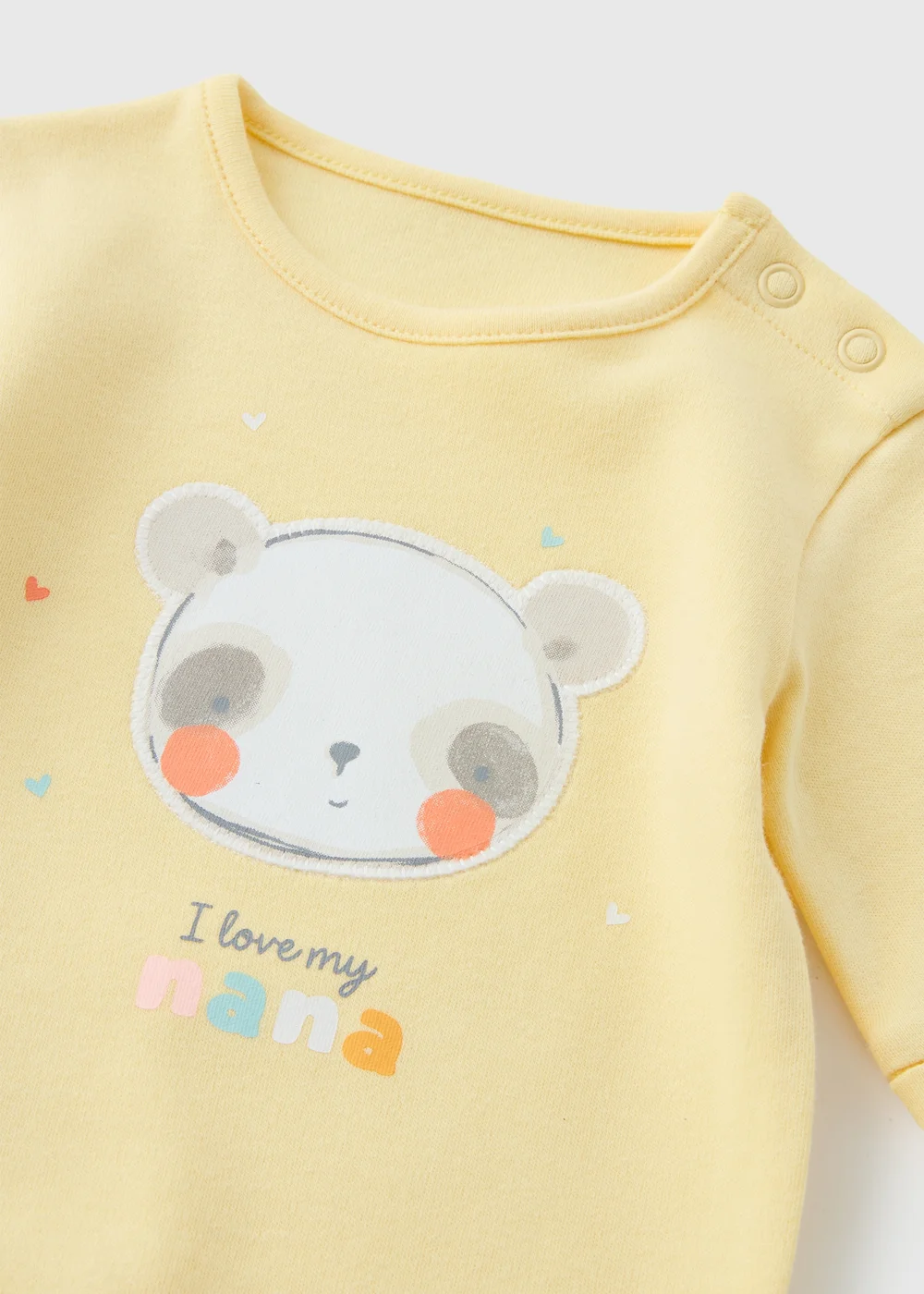 Baby Yellow Panda Nana Sleepsuit (Newborn-18mths) - First Size Image 2