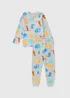 Boys Grey Animal Waffle Pyjama Set (1-7yrs) - Age 2 - 3 Years Image 1