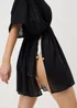 Black Tie Waist Kaftan - Extra small Image 2