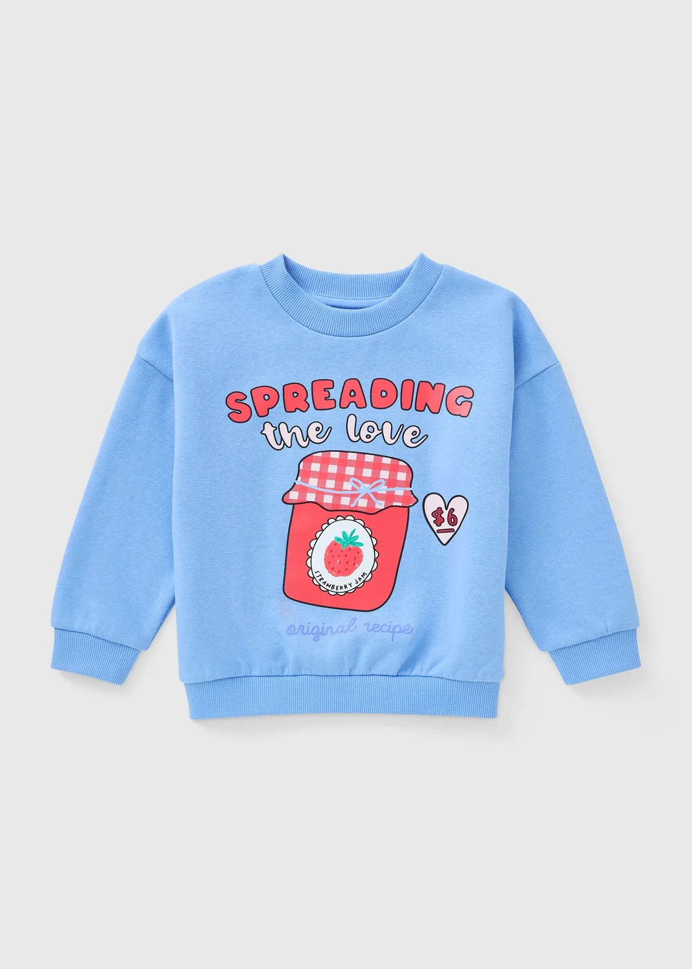 Girls Blue Fruit Jam Sweatshirt (1-7yrs) - 1-1.5 Yrs Image 1