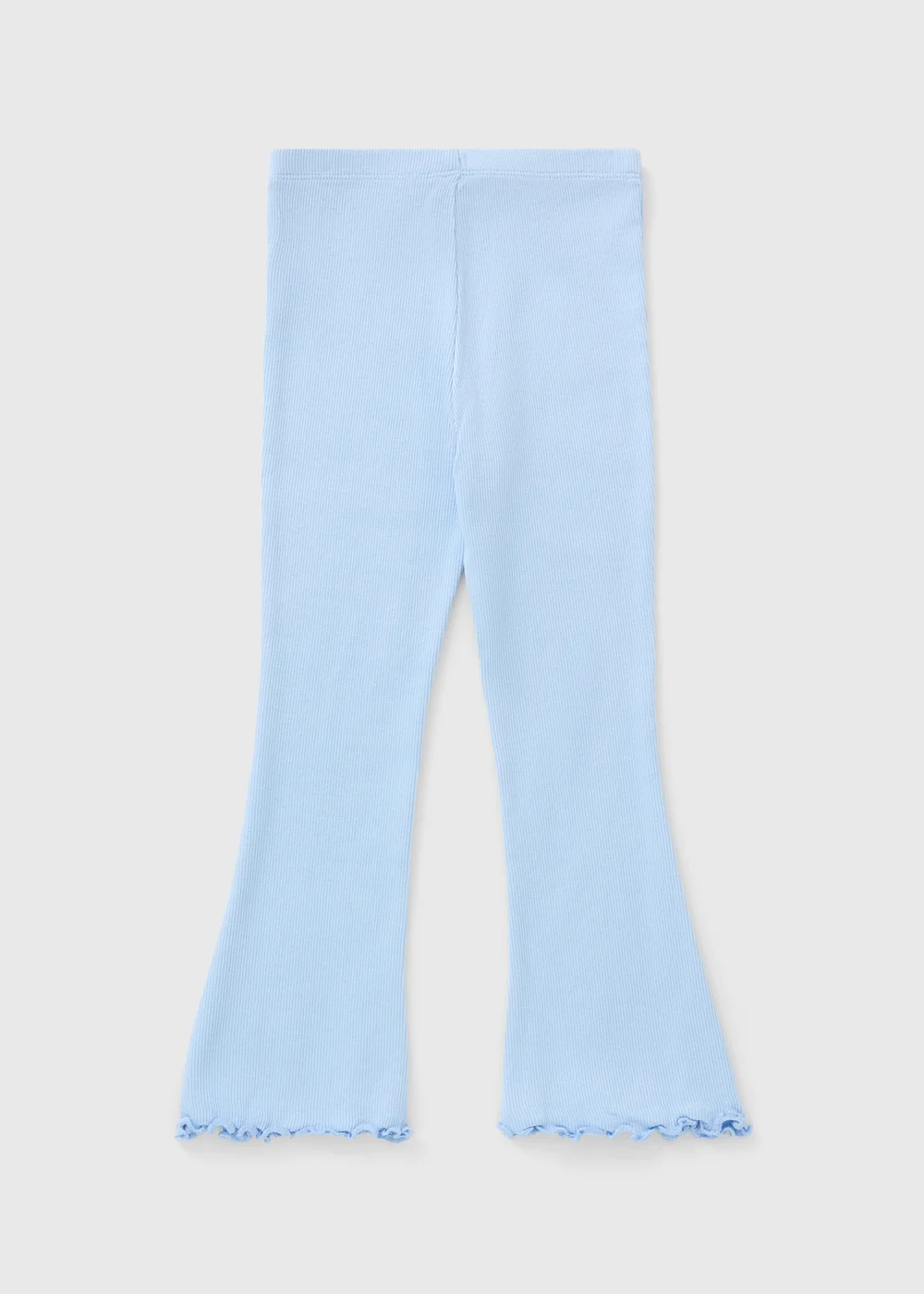 Girls Light Blue Flare Leggings (1-7yrs) - 1 to 1 half years Image 1