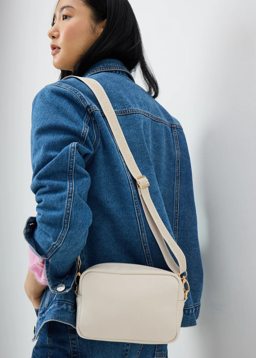 Cream Camera Bag - One Size Image 2