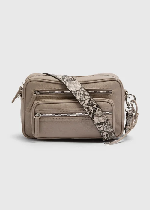 Taupe Zip Camera Bag - One Size Image 2