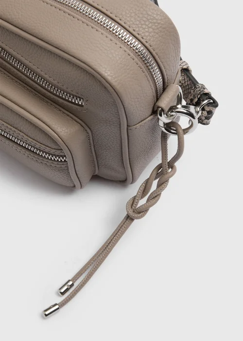 Taupe Zip Camera Bag - One Size Image 3