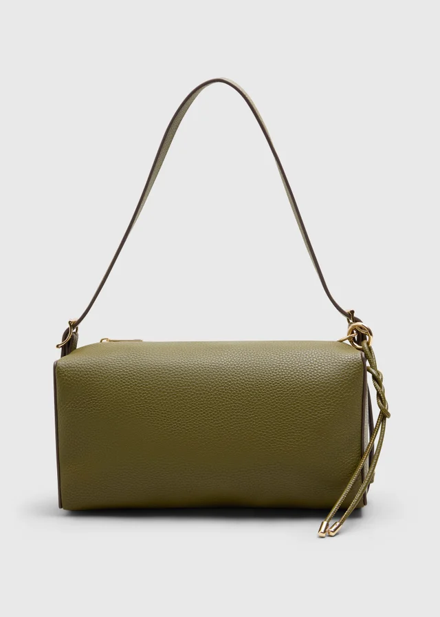 Khaki Square Shoulder Bag