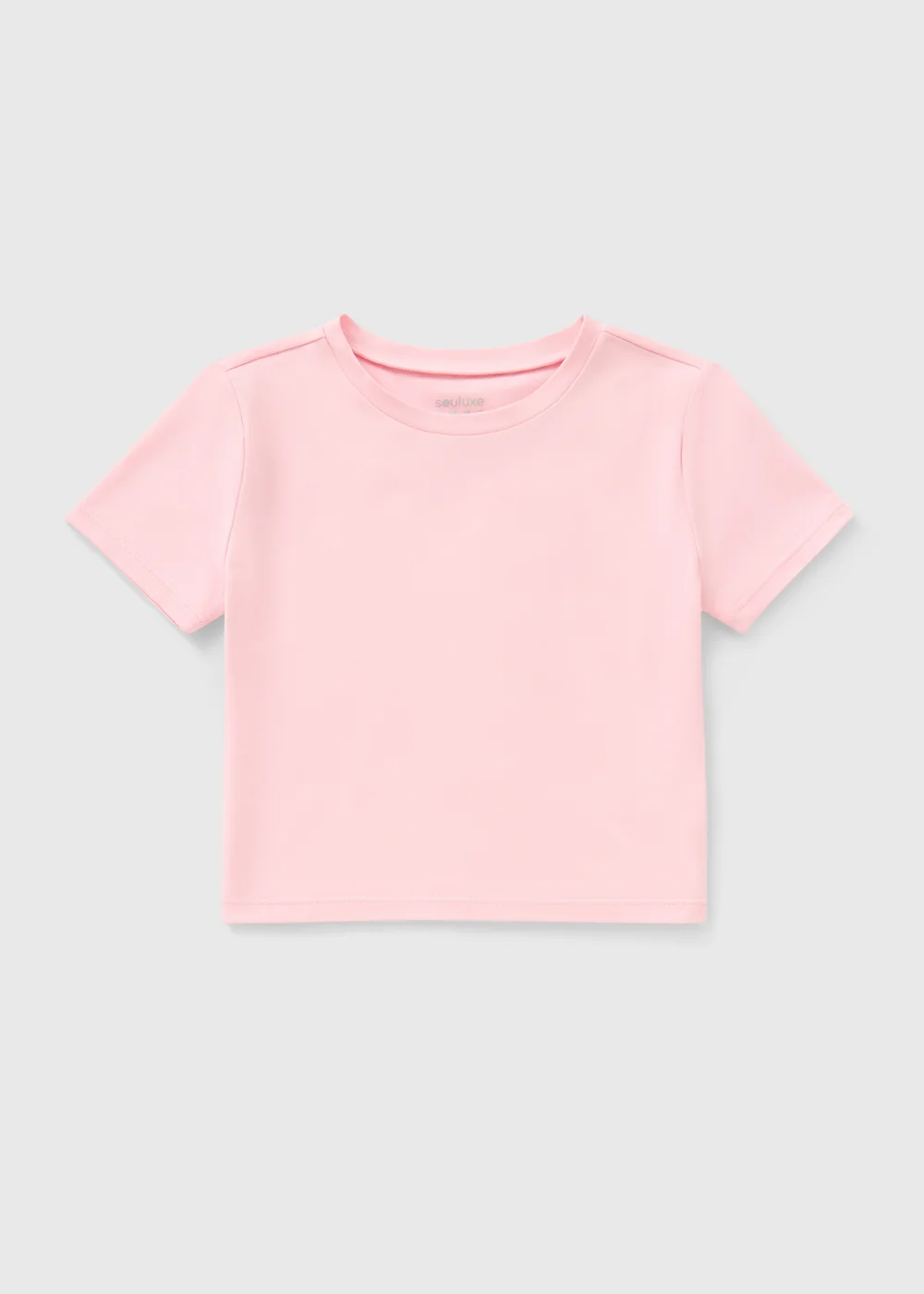 Girls Pink Soft Touch T-Shirt (7-15yrs) - Age 7 Years Image 1