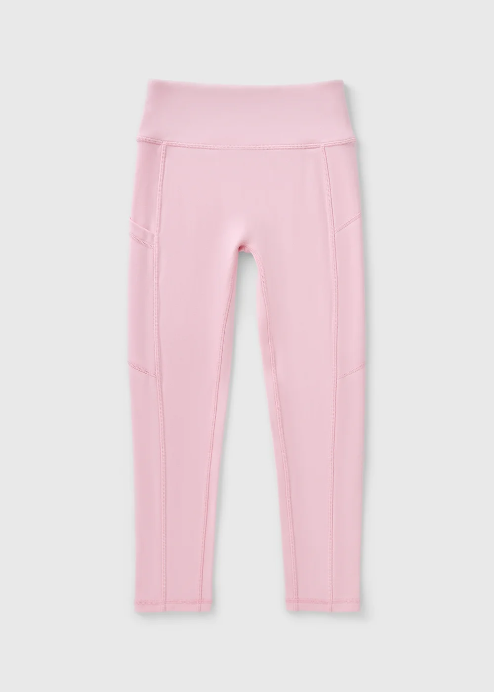 Girls Light Pink Soft Touch Leggings (7-15yrs) - Age 7 Years Image 1