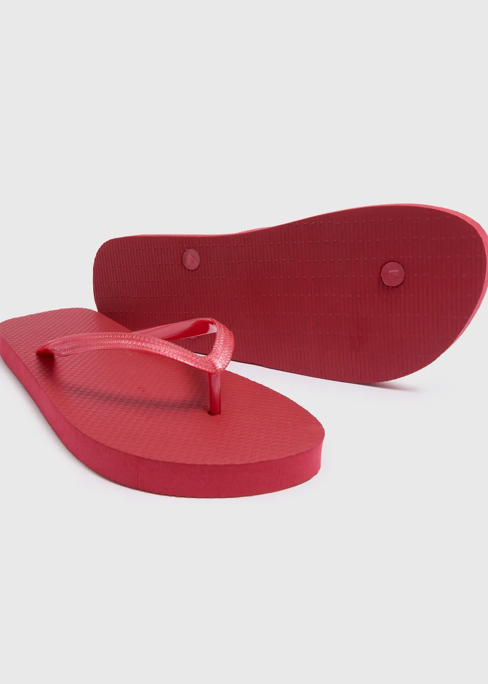 Red Flip Flops - Medium Image 2