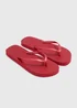 Red Flip Flops - Medium Image 1