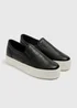 Black Platform Slip On Espadrilles - Size 3 Image 1