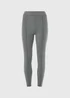 Black Herringbone Leggings - Size 8 Image 3