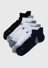 Souluxe 5 Pack Blue Trainer Socks - Sizes 6 - 8.5 Image 1