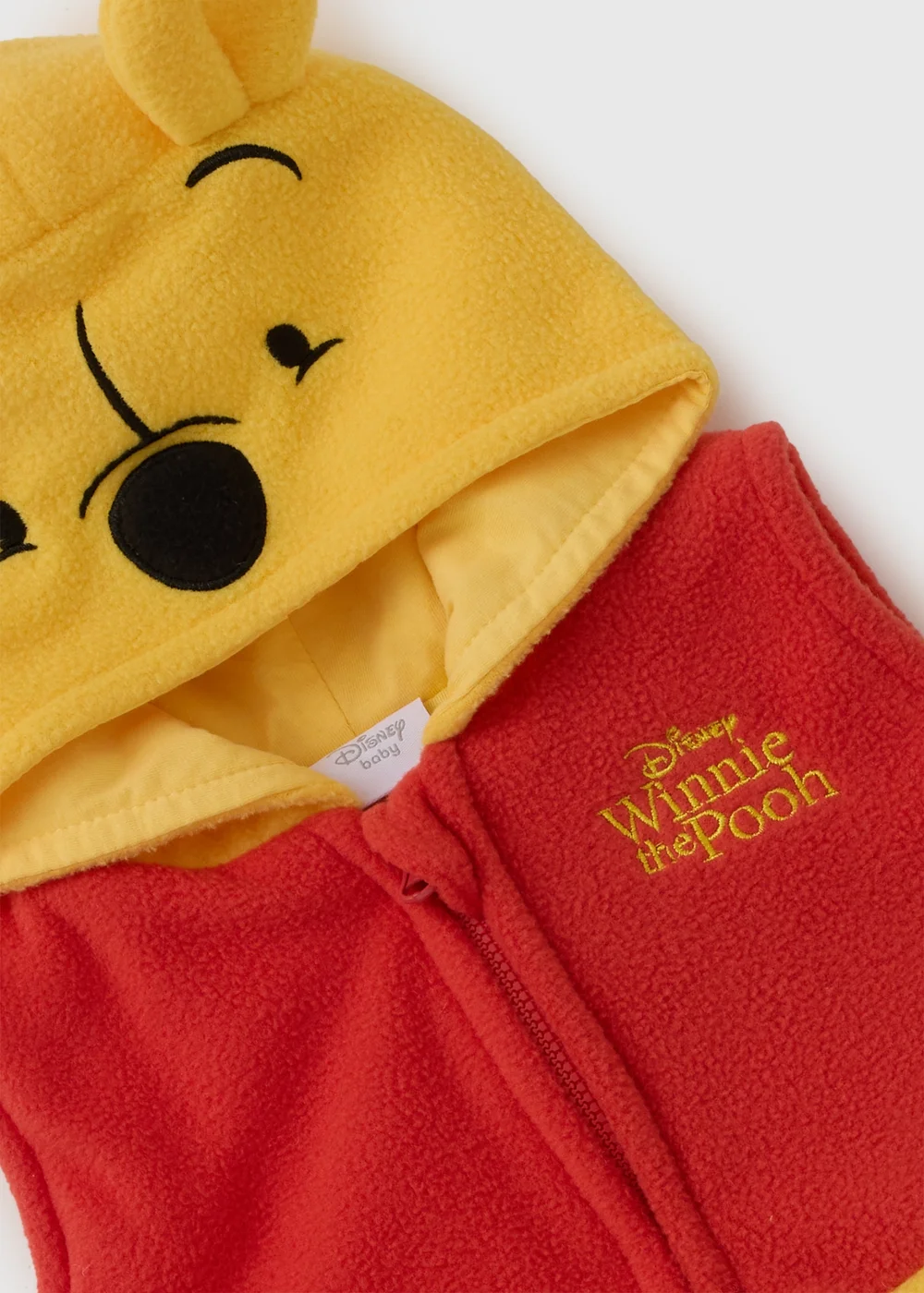 Winnie The Pooh Baby Yellow Padded Suit Set (Newborn-23mths) - Age 6 - 9 Months Image 2