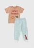 Boys Multicolour Safari Friends Pyjama Set (1-7yrs) - 1 to 1 half years Image 1