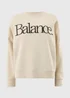 Cream Balance Sweatshirt - Extra small Image 4