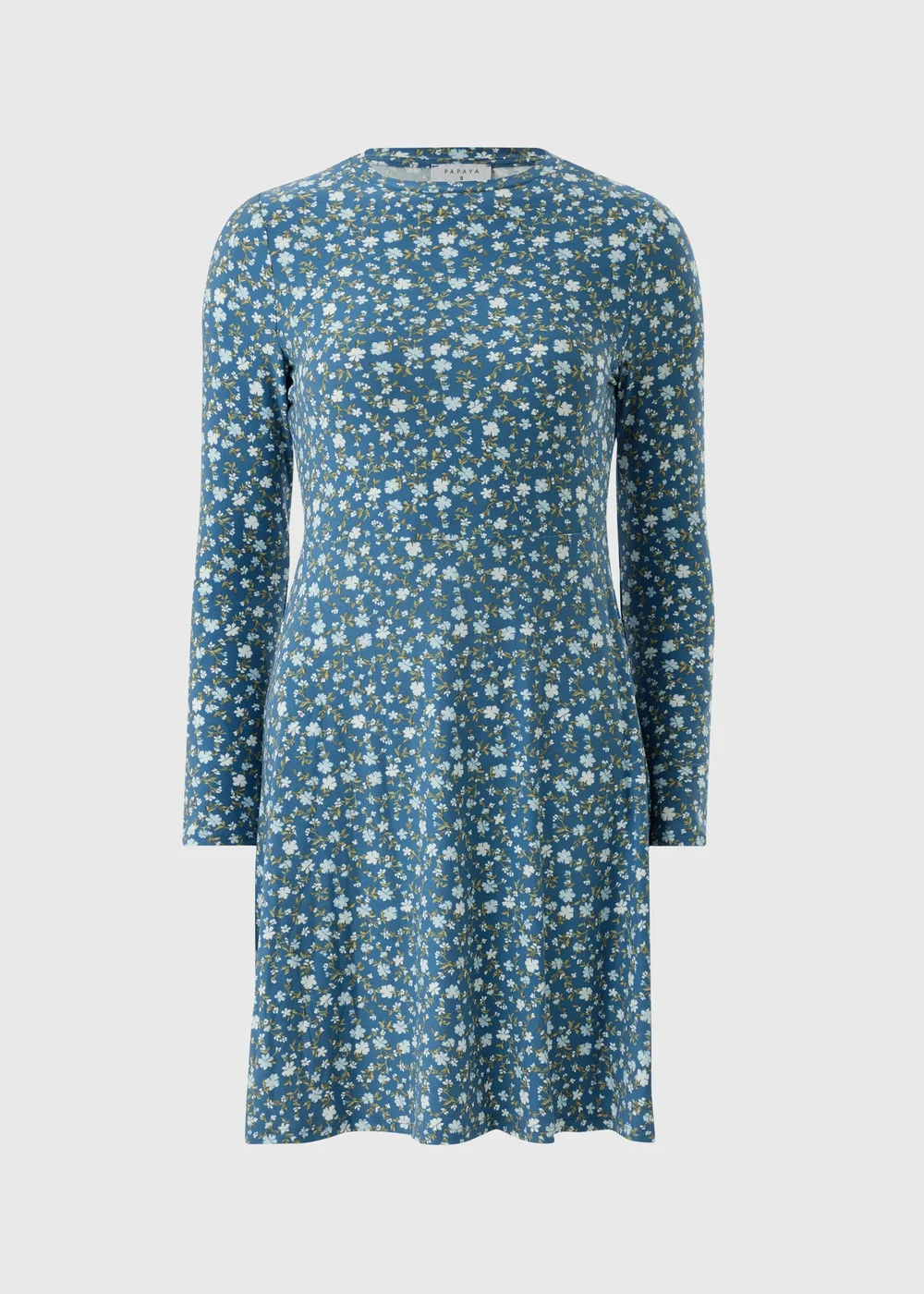 Blue Ditsy Supersoft Mini Dress - 24 Image 2