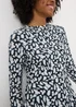 Black Animal Print Supersoft Mini Dress - 24 Image 3