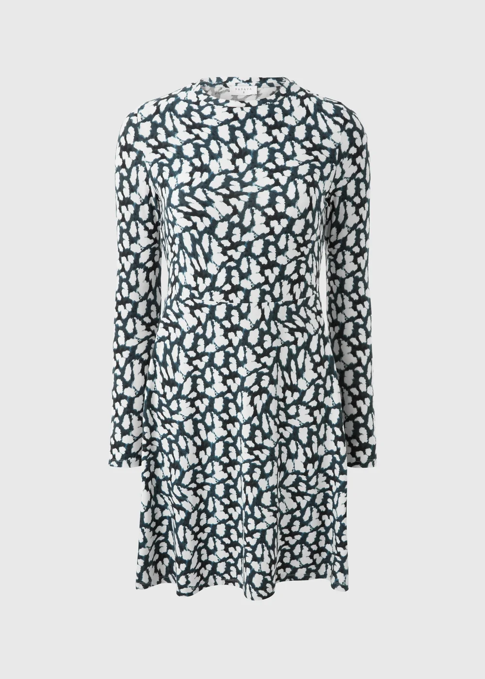 Black Animal Print Supersoft Mini Dress - 28 Image 4