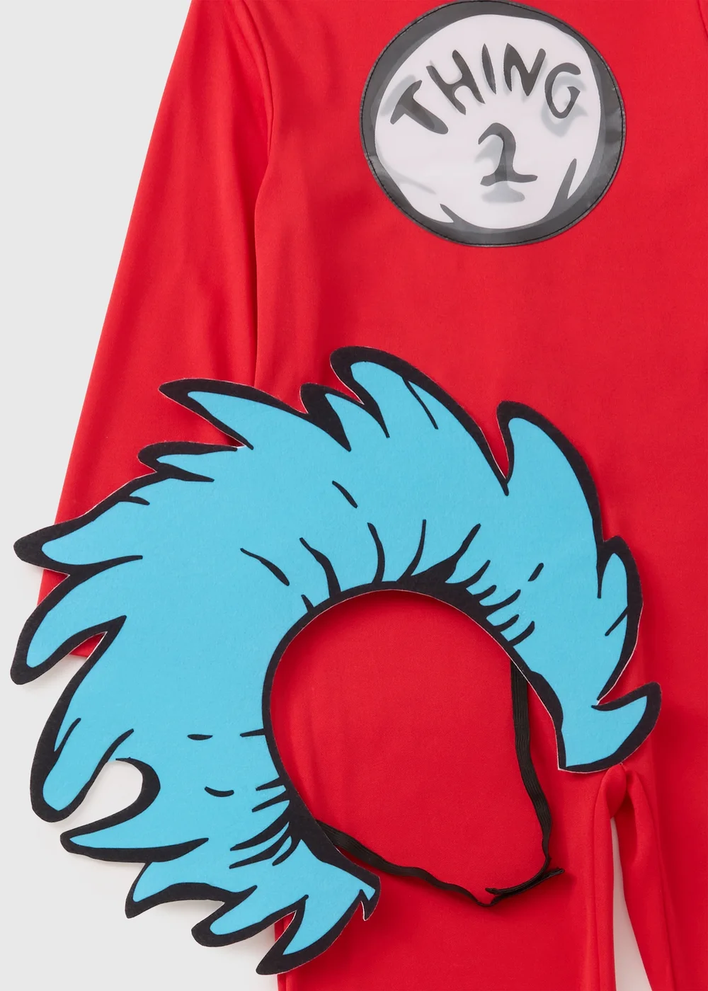 Kids Red Thing 1&2 Dress Up (3-12yrs) - Age 3 - 4 Years Image 2