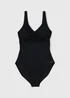 Souluxe Black V-Neck Swimsuit - Size 8 Image 3