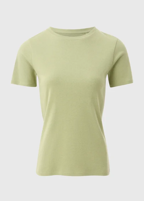 Olive Fitted T-Shirt - Size 8 Image 4