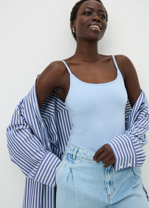 3 Pack Pastel Essential Cami Tops - Size 8 Image 1