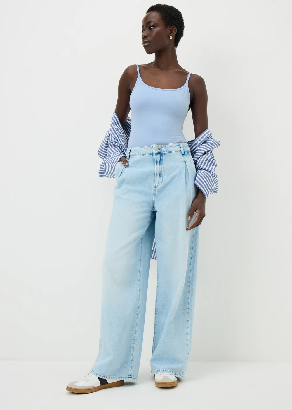 3 Pack Pastel Essential Cami Tops - Size 8 Image 2