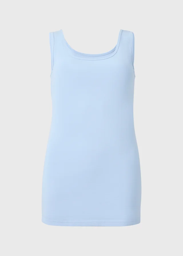 Blue Sleeveless Vest