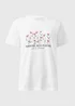 White Marche Aux Fleurs Graphic T-Shirt - Extra Large Image 4