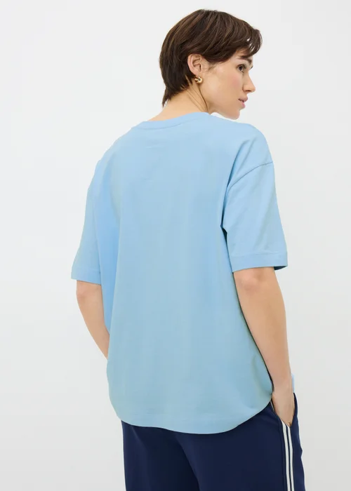 Light Blue Oversized Fit T-Shirt - Small Image 2